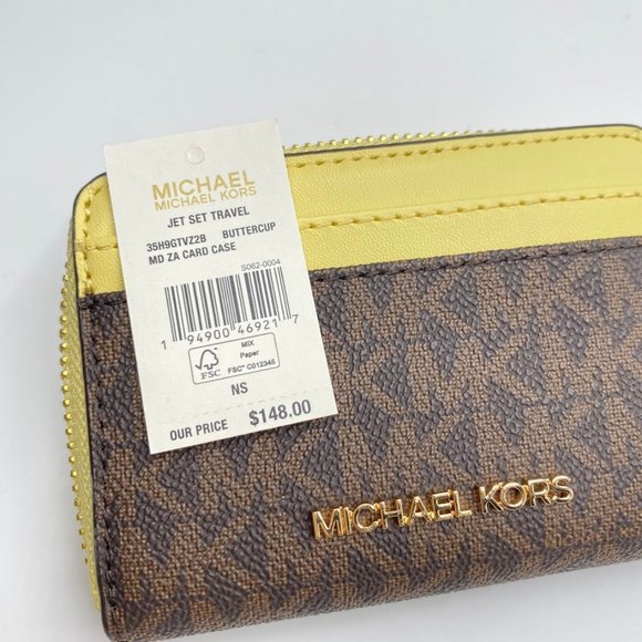 NWT  MICHAEL KORS★JET SET TRAVEL CARD CASE - Picture 4 of 6
